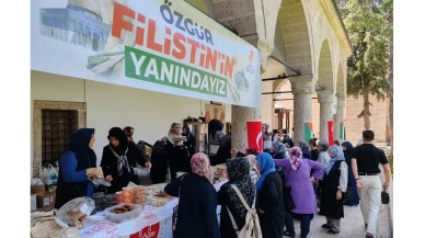 Amasya’da Filistin İçin Gönüller Seferber Oldu: Hayır Çarşısı Büyük İlgi Gördü