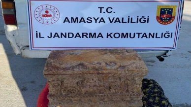 Amasya’da Roma Dönemine Ait Mini Lahit Ele Geçirildi