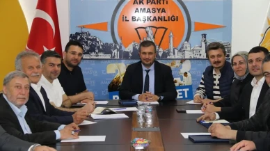 AK Parti Amasya’da İl Yürütme Kurulları ile Toplantı yapıldı