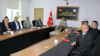Amasya'da Haftalık Eğitim Toplantısı Gerçekleşti