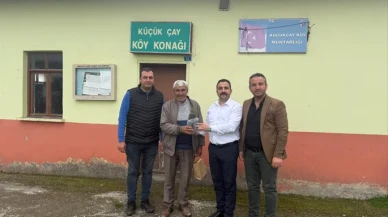 Merzifon Gençlerinden Küçükçay’a Anlamlı Fidan Hediyesi