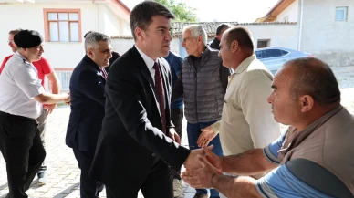 Vali Önder Bakan Merzifon Karatepe Köyü’nde Vatandaşlarla Buluştu