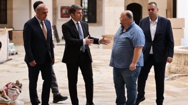 Amasya Valisi Önder Bakan, Tarihi Taşhan'daki Çalışmaları İnceledi