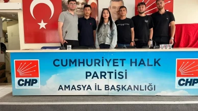 Üniversiteli Gençlerden CHP Amasya İl Başkanlığı’na Ziyaret