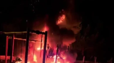 Amasya’daki Çocuk Parkı Yangınında 4 Gözaltı
