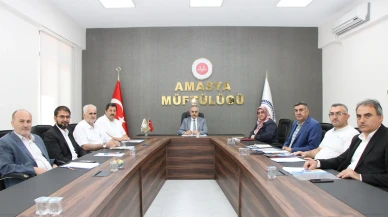 Amasya’da Haziran Ayı İlçe Müftüleri Toplantısı Gerçekleştirildi
