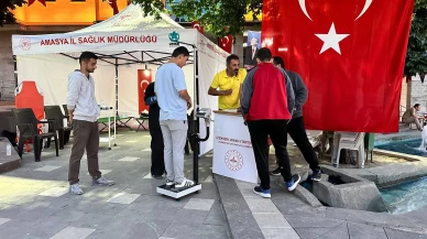 İdeal Kilonu Öğren, Sağlıklı Yaşa Kampanyası Amasya’da Yoğun İlgi Gördü