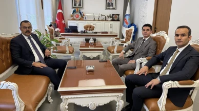 Amasya Cumhuriyet Başsavcısı Fatih Kocaman’dan Taşova Kaymakamı Salih Kartal’a Nezaket Ziyareti