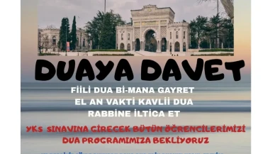 Merzifon Müftülüğü’nden YKS Öğrencileri İçin Dua Programı