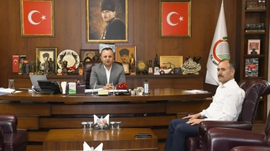 Başkan Turgay Sevindi, Denetimli Serbestlik Müdürü Bekir Türkmen’e Teşekkür Etti