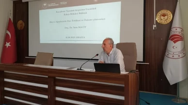Amasya’da “Meyve Ağaçlarında Don Tehlikesi ve Önleme Yöntemleri” Toplantısı Düzenlendi