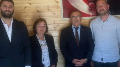 CHP Merzifon İlçe Teşkilatı’ndan Hacıbalı Mahallesi Muhtarlığı’na Hayırlı Olsun Ziyareti