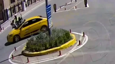 Amasya’da Trafik Kazası: Polis Memuru Yaralandı – Kaza Anı Kamerada