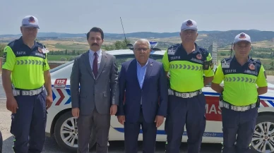 Kaymakam Demirgül Trafik Noktasında!