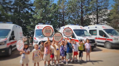 Anaokulu Öğrencilerinden Ambulans Ekibine Anlamlı Ziyaret!