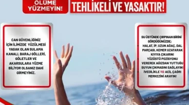 Amasya Valiliği Uyardı: Sulama Kanalları ve Göllerde Yüzmek Ölümcül Risk Taşıyor!