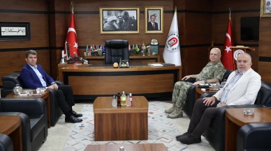 Vali Önder Bakan ve Garnizon Komutanı Tuğg. Kemal Çakıroğlu’ndan Rektör Turabi’ye Ziyaret
