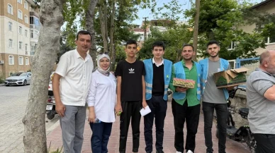 Merzifon’da LGS Adaylarına AK Gençlik’ten Moral Desteği