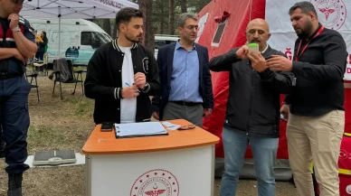 Boraboy Gölü'nde Sağlıklı Yaşam İçin Farkındalık Standı Kuruldu