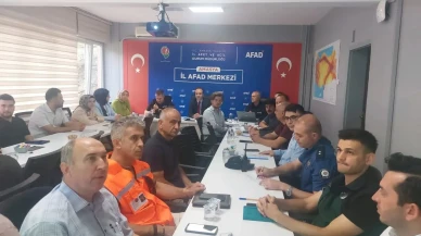 Amasya’da Afetlere Karşı Yol Haritası Masaya Yatırıldı