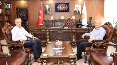 Denizli İl Müftüsü Abdullah Pamuklu’dan Amasya İl Müftüsü Hamza Bayram’a Ziyaret