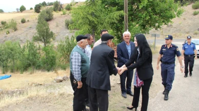 Kaymakam Büşra Erdoğan Tepeköy’de Vatandaşlarla Buluştu