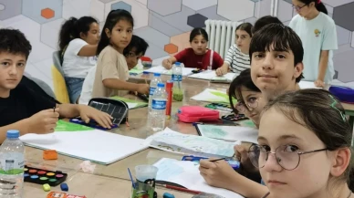 Gümüşhacıköy’de Sanatla Buluşma: Kütüphane ve Halk Eğitimden Ortak Resim Kursu