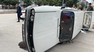 Merzifon’da İki Araç Çarpıştı: 1 Kişi Yaralandı