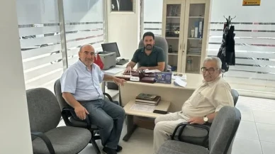 Türk Kızılayı Heyetinden PTT Merzifon Şubesine Nezaket Ziyareti