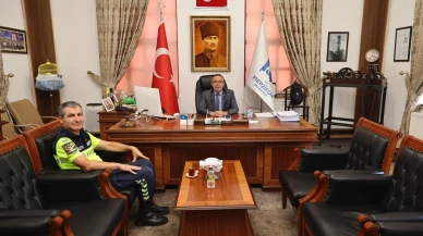 Jandarma Komutan Vekili Özden İnal’dan Merzifon Belediyesi’ne Ziyaret