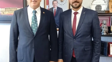 AK Parti Merzifon İlçe Başkanı Emre Keleş’ten Milletvekili Hasan Çilez’e Ziyaret
