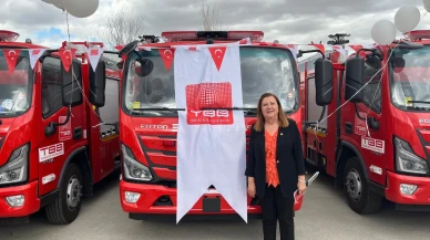 Gümüşhacıköy Belediyesi’ne Türkiye Belediyeler Birliği’nden Hibe İtfaiye Aracı