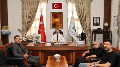 Anahtar Parti Merzifon İlçe Başkanlığı’ndan Başkan Alp Kargı’ya Ziyaret
