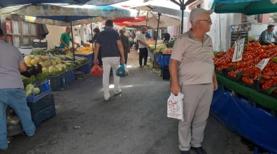 Aşırı sıcak hava pazaryerini de vurdu!