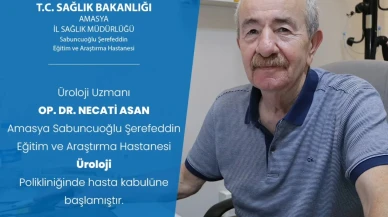 Amasya’da Eğitim ve Araştırma Hastanesi Kadrosunu Güçlendirmeye Devam Ediyor
