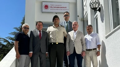 Merzifon TSO’dan Askerlik Şubesi Başkanı İncesu’ya Nezaket Ziyareti