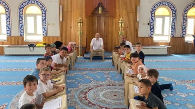 İlçe Müftüsü Sıtkı Kaya’dan Cami ve Yaz Kur’an Kurslarına Ziyaret