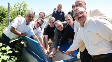 Akören Köyü’nde Sulama Tesisinin Açılışı Gerçekleştirildi