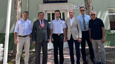 Merzifon TSO’dan İlçe Jandarma Komutanı Temelci’ye Hayırlı Olsun Ziyareti