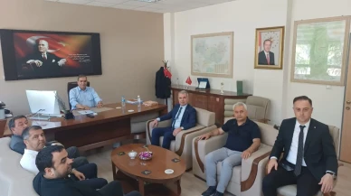 Merzifon TSO’dan İlçe Tarım ve Orman Müdürü Bekir Dutkuner’e Hayırlı Olsun Ziyareti