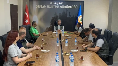 Alaçam Orman İşletme Müdürlüğü’nde 2025 Yılı İlk 6 Aylık Faaliyetler Değerlendirildi