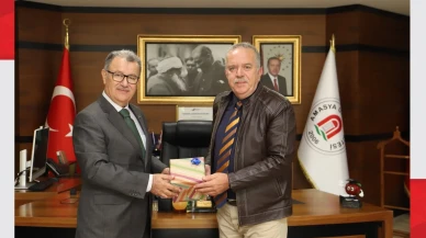 Merzifon POMEM Müdürü Süleyman Gül’den Veda Ziyareti