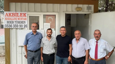 MHP Amasya Teşkilatından Akbilek Mahallesi Muhtarı Bekir Türkmen’e Ziyaret