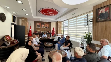 MHP İl Başkanı Akgül, Tarım Müdürü Arslan’ı Ağırladı