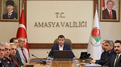 Amasya’da Orman Yangınlarıyla Mücadele Toplantısı Gerçekleştirildi