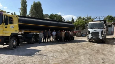 Merzifon’da Köy Yollarında Asfalt Çalışmaları Sürüyor