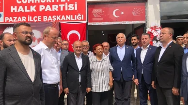 Milletvekili Reşat Karagöz, CHP Pazar İlçe Başkanlığı Açılışına Katıldı