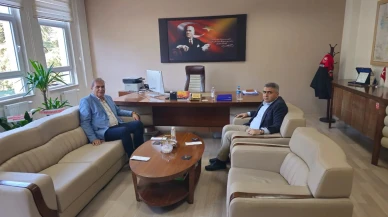 Merzifon Kaymakamı Karaaslan, Bekir Dutkuner’e Başarılar Diledi