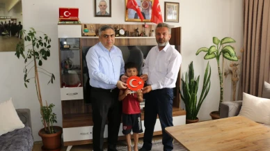 Kaymakam Ahmet Karaaslan’dan Gazi Mustafa Demirci’ye Ziyaret