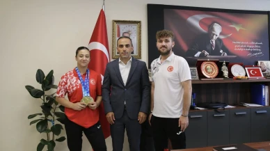 Avrupa Şampiyonu Zehranur Aslan’dan İl Müdürü Osman Ercan’a Ziyaret